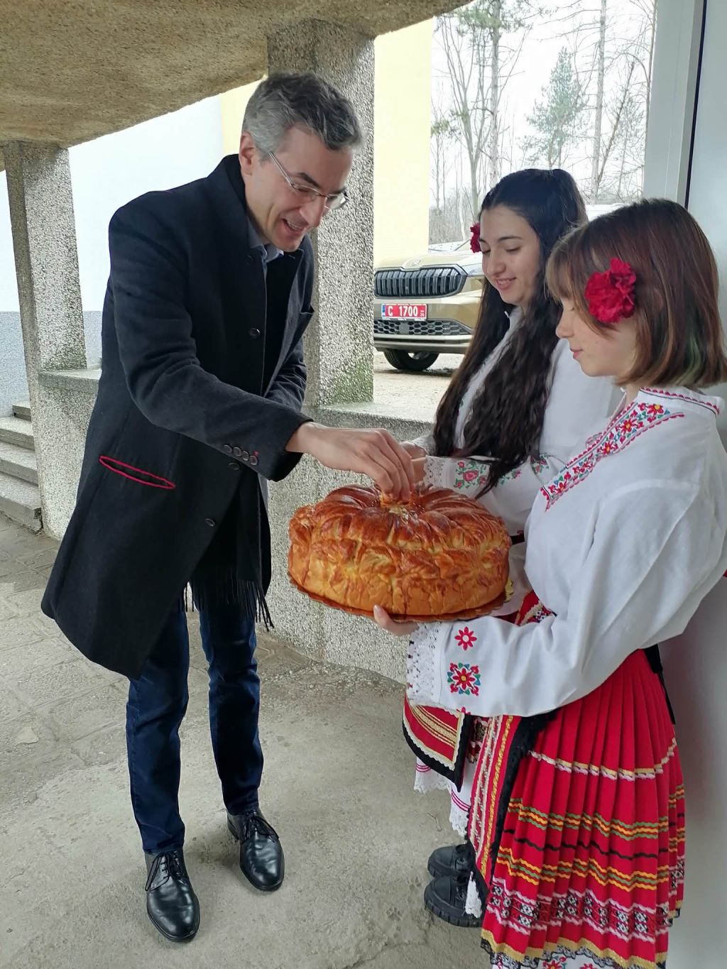 Посещение от Негово Превъзходителство Пиер Хагман - голяма снимка